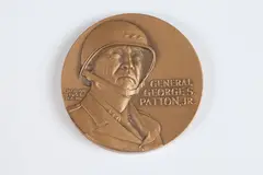Edward R. Grove, George S, Bronze relief medallion