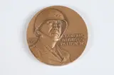 Edward R. Grove, George S, Bronze relief medallion