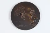 Marcel Marie Auguste Chauvenet, Miguel Angel Asturias, Bronze relief medallion