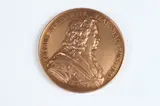 Pierre-Simon-Duvivier, Peter the Great in Paris, Bronze relief medallion