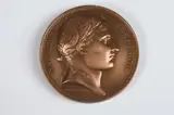 Jean-Pierre Droz, Descent on England, Bronze relief medallion