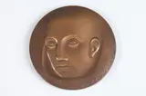 Claude Emmel, Saint John of the Cross, Bronze relief medallion