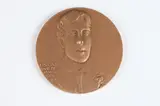 Lucien Lafaye, Oscar Wilde, Bronze relief medallion