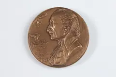 Michael Lantz, Thomas Paine, Bronze relief medallion