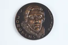Pierre Bouret, J, Bronze relief medallion