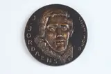 Pierre Bouret, J, Bronze relief medallion