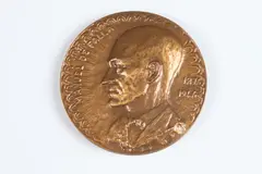 Manuel de Falla by Anna Bass, Bronze relief medallion Obverse: Profile, offered May 2015