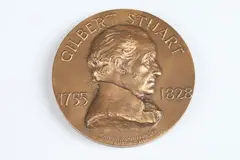 Gilbert Stuart by Laura Gardin Fraser, Bronze relief medallion, offered May 2015