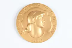 Ceres by John Gregory, Bronze relief medallion with patina, offered May 2015