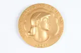 John Gregory, Ceres, Bronze relief medallion with patina