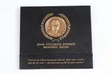 Ralph J. Menconi, John Fitzgerald Kennedy Memorial Medal, Bronze relief medallion