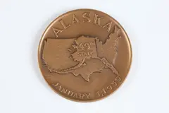 Ralph J. Menconi, Alaska, Bronze relief medallion
