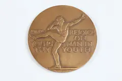 R. Tait McKenzie, Oh Young Man in Thy Youth, Bronze relief medallion