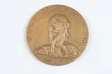 Chester Beach, In Peace Fathers Die-In War Sons Die, Bronze relief medallion
