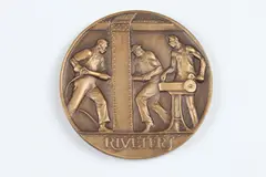 Labor by Mahonri Young, Bronze relief medallion, sold May 2015