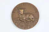 Wheeler Williams, Peace on Earth, Bronze relief medallion