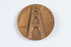 Spero Anargyros, 25Th Anniversary Golden Gate Bridge 1937-1962, Bronze relief medallion