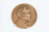 Charles Calverley, Abraham Lincoln, Bronze relief medallion