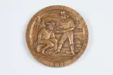Carl Ludwig Schmitz, The Idaho Territorial Centennial Medal. 1863-1963, Bronze relief medallion