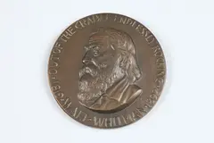Walt Whitman by Paul Fjelde, Bronze relief medallion, sold May 2015