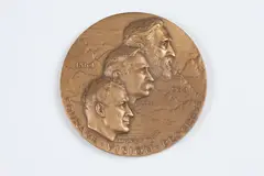 Gilroy Roberts, The Official Montana Territorial Centennial and Statehood Diamond Jubilee Medallion, Bronze relief medallion