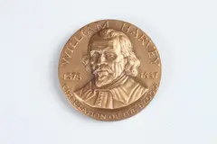 Abram Belskie, William Harvey, Bronze relief medallion