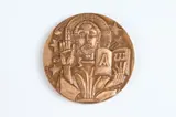 Raymond Tschudin, Christ, Bronze relief medallion