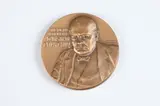 Edward R. Grove, Winston S, Bronze relief medallion