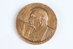 Abram Belskie, Phillips Brooks, Bronze relief medallion