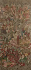 Immortals by Anonymous, Ink and color on silk, offered Jun 2015