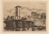 Charles Méryon, Saint Etienne Du-Mont, SAINT ETIENNE DU-MONT, etching
