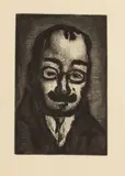 Georges Rouault, Les Rèincarnations du Père Ubu: le Directeur de Thèatre, LES RÈINCARNATIONS DU PÈRE UBU: LE DIRECTEUR DE THÈATRE, etching