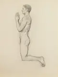 Allyn Cox, Male Nude Praying