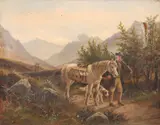 Albert Dunnington, Grouse Hunt, Oil on canvas