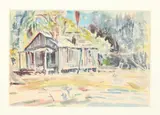 F. Richardson Murray, The Old House, THE OLD HOUSE, watercolor