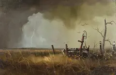 Wayne Cooper, Approaching Storm, Oil on canvas