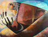 Ross J. Ward, Animal Flight, Oil on canvas