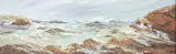 Barbara McGuire, SEASCAPES: PAIR, each signed, Oil on board
