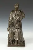American School, Untitled, MOTHER AND CHILDREN, bronze - Height: 17 in