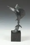 Kent Ullberg, Sailfish, Bronze - Height: 11 in