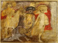 Francisco Corzas, The Matador, Gouache on paper