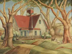 Mid Victorian by Ruey H. Hardesty, Oil on canvas, sold Jun 2015