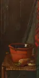 Milne Ramsey, Still Life with Red Pot, STILL LIFE WITH RED POT, oil on canvas