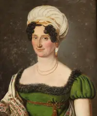 Narcisse Garnier, Portrait of Woman in Turban, Oil on canvas