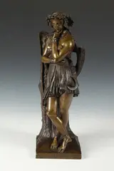 Hippolyte Maindron, Valleda, Lbt." Bronze