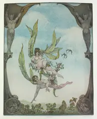 Charles S. Klabunde, The Fall of Man, Color etching