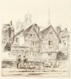 John Taylor Arms, Amiens, Etching
