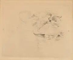 Berthe Morisot, Duck and Swan, DUCK AND SWAN, etching