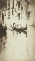 Ivan Dmitri, After Vespers, Etching