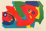 Karel Christiaan Appel, Abstract, Color lithograph